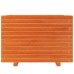 vidaXL Jardinera madera maciza de pino marrón cera 70x40x49,5 cm