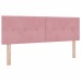 vidaXL Cama tipo Box Spring con cabecera Rosa 140 x 190 cm Terciopelo