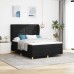 vidaXL Cama tipo Box Spring con colchón Negro 190 x 140 cm tela