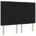 vidaXL Cama tipo Box Spring con colchón Negro 190 x 140 cm tela
