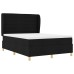 vidaXL Cama tipo Box Spring con colchón Negro 190 x 140 cm tela