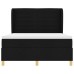 vidaXL Cama tipo Box Spring con colchón Negro 190 x 140 cm tela