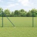 vidaXL Valla hexagonal con poste 50 x 1 m Acero recubierto de PVC