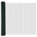 vidaXL Valla hexagonal con poste 50 x 1 m Acero recubierto de PVC