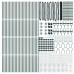 vidaXL Valla hexagonal con poste 100 x 1,2 m Acero recubierto de PVC