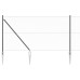 vidaXL Valla hexagonal con poste 100 x 1,2 m Acero recubierto de PVC