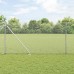 vidaXL Valla hexagonal con poste 10 x 1,4 m Acero Galvanizado Plateado