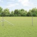 vidaXL Valla hexagonal con poste 100 x 0,8 m Acero Galvanizado Malla