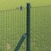 vidaXL Cerca de alambre soldado para fijación al suelo 10 x 1 m Verde