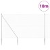 vidaXL Valla de alambre soldado con picos 10 x 1,6 m Acero Galvanizado