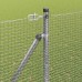 vidaXL Valla de alambre soldado con picos 10 x 1,6 m Acero Galvanizado