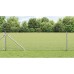 vidaXL Valla de alambre soldado con picos 25 x 0,6 m Acero Galvanizado