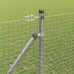 vidaXL Valla de alambre soldado con picos 25 x 1,2 m Acero Galvanizado