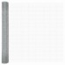 vidaXL Valla de alambre soldado con picos 25 x 1,2 m Acero Galvanizado