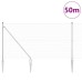 vidaXL Valla de alambre soldado con picos 50 x 1,2 m Acero Galvanizado