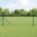 vidaXL Valla de alambre soldado con picos 10 x 0,5 m Verde Malla