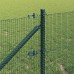 vidaXL Valla de alambre soldado con picos 50 x 0,4 m Verde Malla