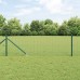 vidaXL Valla de alambre soldado con picos 50 x 0,5 m Verde Malla