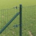 vidaXL Valla de alambre soldado con picos 50 x 0,5 m Verde Malla