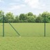 vidaXL Valla de alambre soldado con picos 50 x 1,2 m Verde Malla