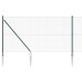 vidaXL Valla de alambre soldado con picos 50 x 1,2 m Verde Malla