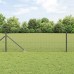 vidaXL Valla de alambre soldado con picos 100 x 0,4 m Gris Malla