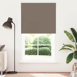 vidaXL Estor Enrollable Opaco Color Café 135x210cm Tela Ancho 131,6cm