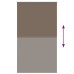 vidaXL Estor Enrollable Opaco Color Café 135x210cm Tela Ancho 131,6cm