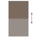vidaXL Estor Enrollable Opaco Color Café 120x230cm Tela Ancho 116,6cm