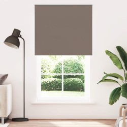vidaXL Estor Enrollable Opaco Color Café 125x230cm Tela Ancho 121,6cm