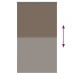 vidaXL Estor Enrollable Opaco Color Café 125x230cm Tela Ancho 121,6cm