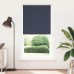vidaXL Estor Enrollable Opaco marino 110x210 cm Tela Ancho 105,7 cm