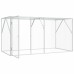 vidaXL Jaula para Aves Antracita 208 x 102 x 108 cm Acero Galvanizado