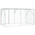vidaXL Jaula para Aves Antracita 208 x 102 x 108 cm Acero Galvanizado