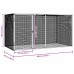 vidaXL Jaula para Aves Antracita 208 x 102 x 108 cm Acero Galvanizado