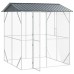 vidaXL Jaula para Aves Gris antracita 215 x 208 x 247 cm