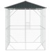 vidaXL Jaula para Aves Gris antracita 215 x 208 x 247 cm