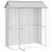 vidaXL Jaula para Aves Gris 215 x 110 x 247 cm Acero Galvanizado
