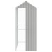 vidaXL Jaula para Aves Gris 215 x 110 x 247 cm Acero Galvanizado