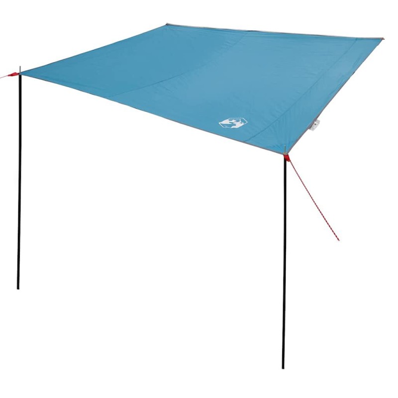vidaXL Avance de caravana 240 x 460 cm Impermeable Azul tafetán