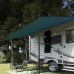 vidaXL Avance de caravana 240 x 460 cm Impermeable Azul tafetán