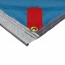 vidaXL Avance de caravana 240 x 460 cm Impermeable Azul tafetán
