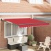 vidaXL Toldo retráctil Rojo 300 x 250 x 165 cm