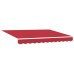 vidaXL Toldo retráctil Rojo 300 x 250 x 165 cm
