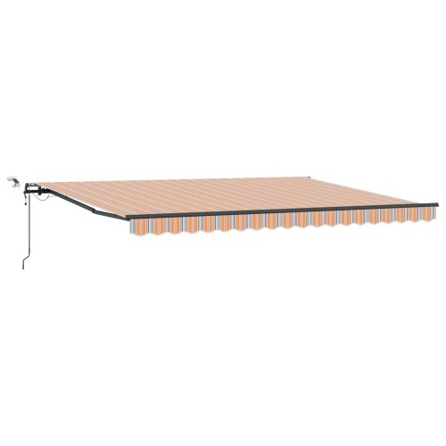 vidaXL Toldo retráctil Multicolor 450 x 300 cm Poliéster
