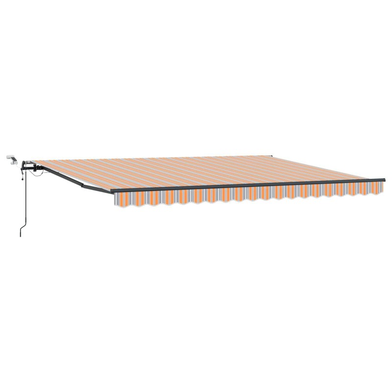 vidaXL Toldo retráctil Multicolor 450 x 300 cm Poliéster