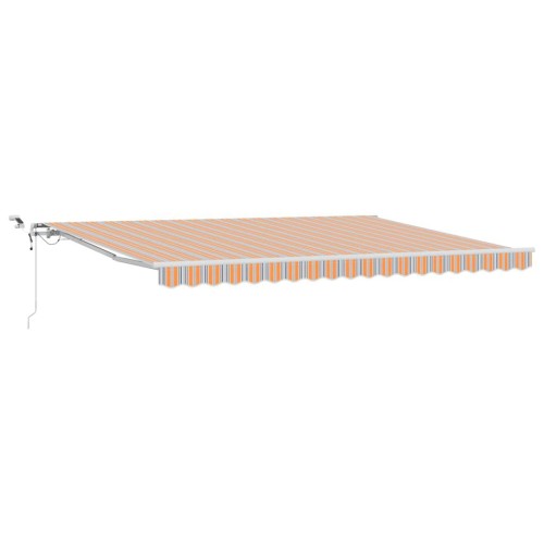 vidaXL Toldo retráctil Multicolor 450 x 350 cm Poliéster