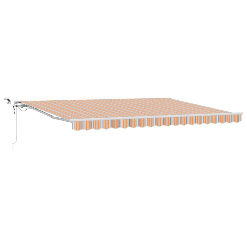 vidaXL Toldo retráctil Multicolor 450 x 350 cm Poliéster