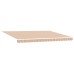 vidaXL Toldo retráctil Multicolor 450 x 350 cm Poliéster