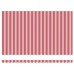 vidaXL Toldo retráctil Rojo y blanco 500 x 300 cm Poliéster